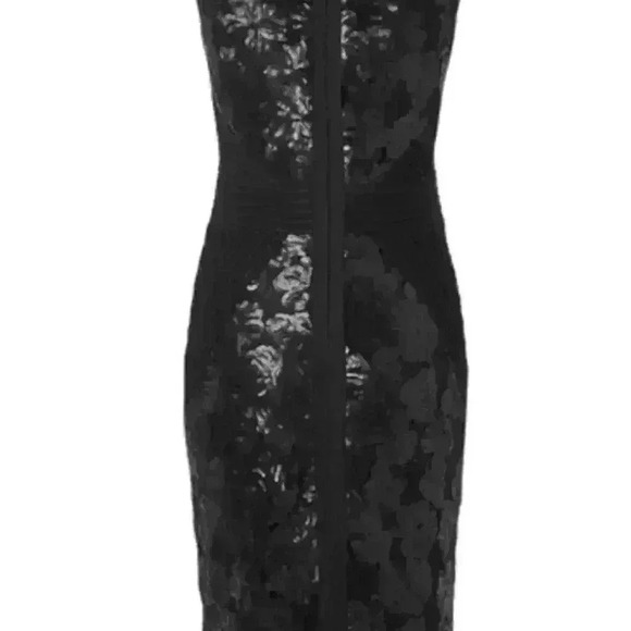 Cleo Black Sequin Sheath Dress size 2 - Picture 2 of 12